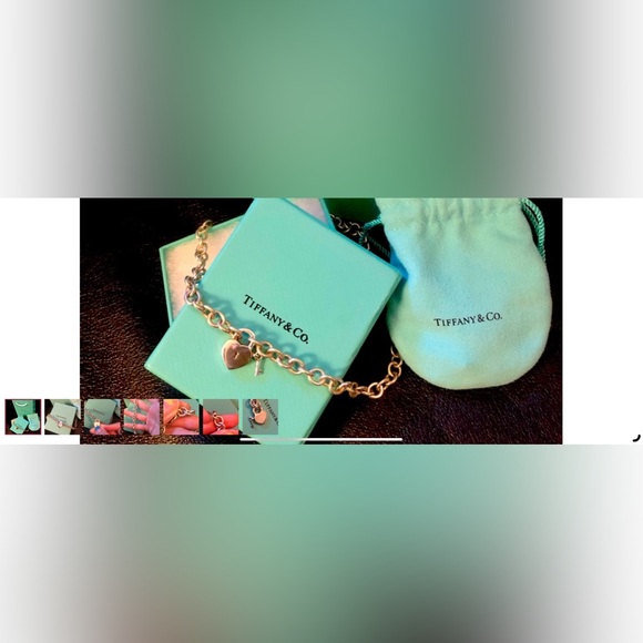 RARE Tiffany Heart Lock Choker - Picture 2 of 9